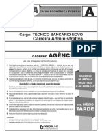 PROVA Caderno Agência CAIXA14