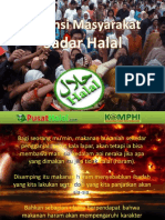 Urgensi Masyarakat Sadar Halal