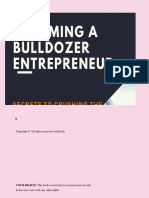 Becoming A Bulldozer Entrepreneur