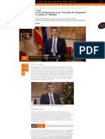 Felipe VI Llama A Las Instituciones A Ser - Ejemplo de Integridad Pública y Moral