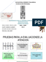 Evaluación neuropsicológica de la atención y el control inhibitorio: Test de Stroop