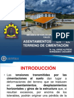 2.- Asentamientos en El Terreno de Cimentación