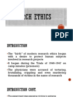 Notes On Research Ethics