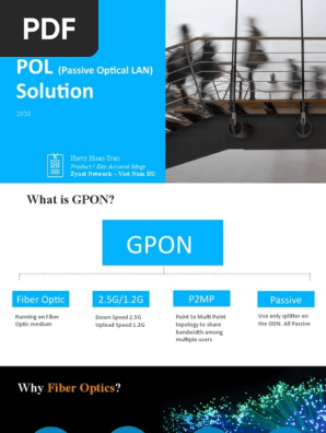 Zyxel Vn Gpon Solution Overview q1 Pdf Telecommunications Network Protocols