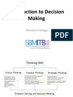 Introduction To Decision Making