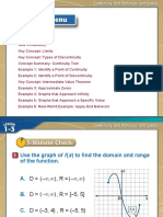 Continuity End Behavior and Limits 5