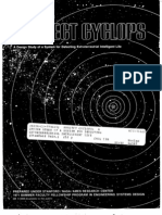 Project Cyclops-A Design Study of A System For Detecting Extraterrestrial Intelligent Life