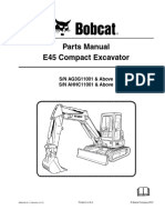 Parts Manual E45 Compact Excavator: S/N AG3G11001 & Above S/N AHHC11001 & Above