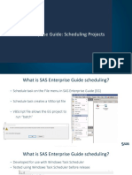 SAS Enterprise Guide: Scheduling Projects: Copy Rig HT © SA S Institute Inc. A LL Rig Hts Re Served