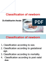 4.classification of Newborn