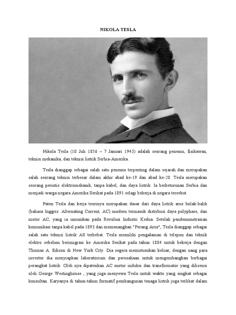 Nikola tesla pdf