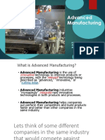 Advanced manufacturing techniques