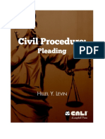 CivilProcedurePleading Levin Dec2014