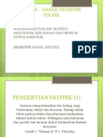 Materi Dasar Ekotek