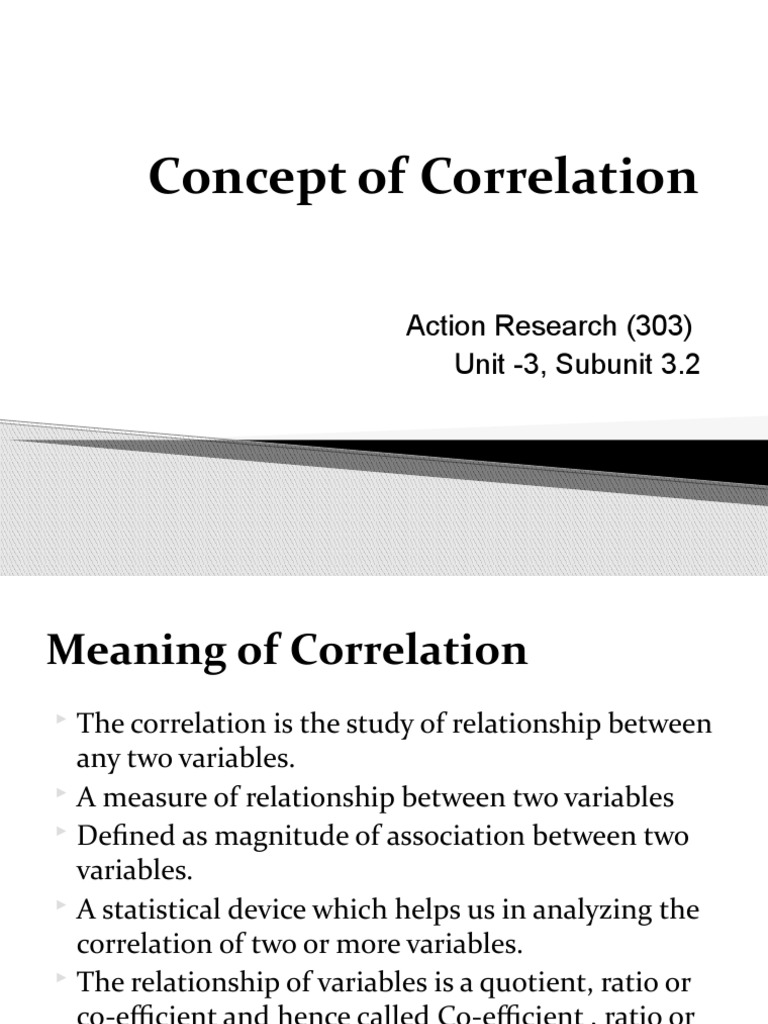 Understanding Correlation Types and Methods | PDF | Correlation And ...