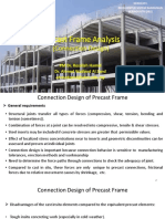 3- Precast Frame Analysis - Connections Design