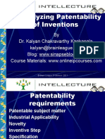 Analyzing Patentability of Inventions