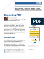 Beginning PHP Code Mag