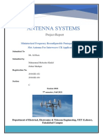 Project Report (Antenna System)