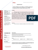 Peanut Oil Cake: A Novel Substrate For Enhanced Cell Growth and Prodigiosin Production From CF-53