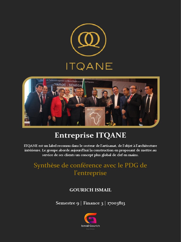 Ismail Gourich 17003813 TAF Synthese Conf ITQANE Geopolitics | PDF ...