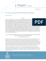 Working Paper: On What Terms Is The IMF Worth Funding?
