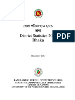 District Statistics 2011: Dhaka