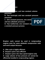 Brayton Cycle Processes & Gas Turbine Efficiency (39