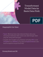 M12 Transformasi Model Data Ke Basis Data Fisik