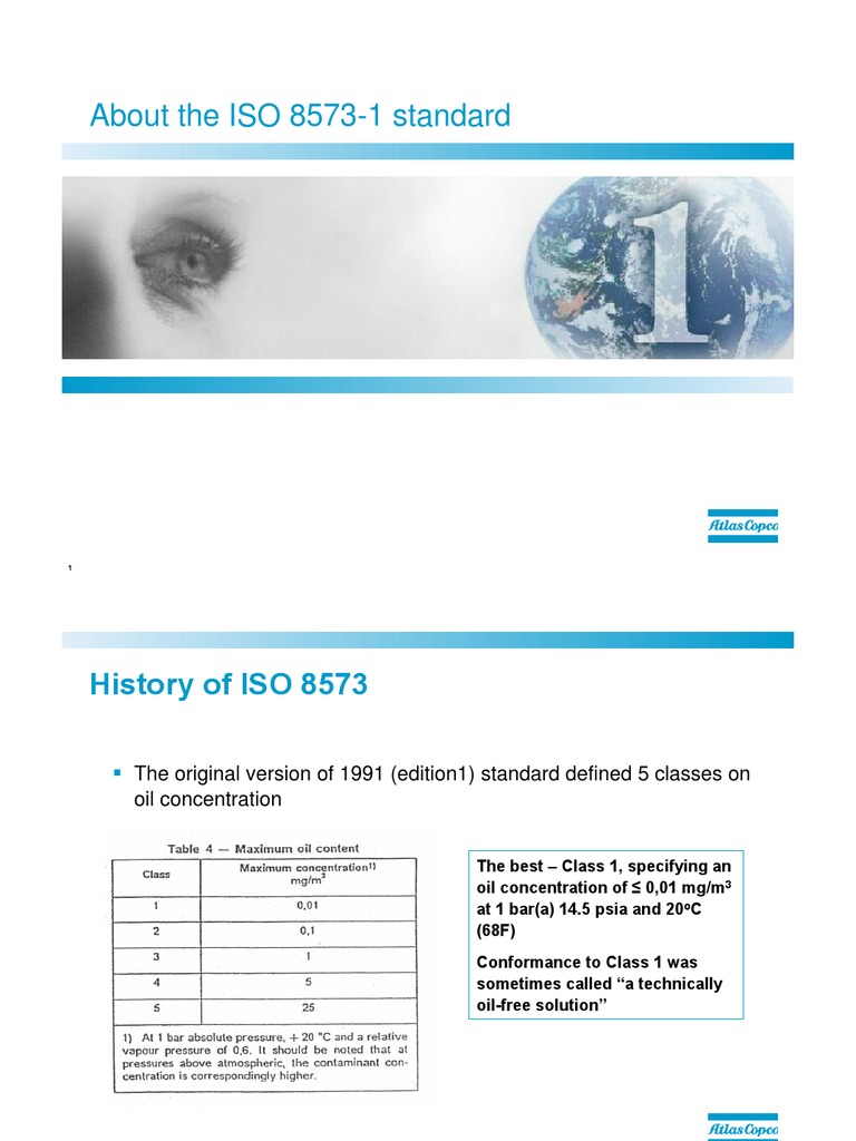 Overview of ISO 8573-1 Standard | PDF | Aerosol | Vapor