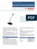 Communications Systems - PLM-8CS PLENA Matrix 8 Zone Call Station