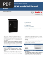 Communications Systems - PLM-WCP PLENA Matrix Wall Control Panel