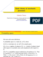 Lesson 3: Basic Theory of Stochastic Processes: Umberto Triacca