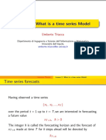 Lesson 2: What Is A Time Series Model: Umberto Triacca