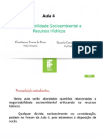 Aula 4 - Responsabilidade socioambiental e recursos hídricos.ppt