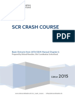 SCR Crash Course: Basic Extracts From IATA SSIM Manual Chapter 6