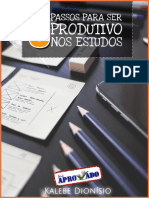 5 Passos Para Ser Produtivo Nos Estudos