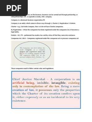 What is a Company