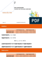 Teaching Pack - Accuracy and Bounds: Lesson 4 - Substituting Bounds Into Formulae (Extended)