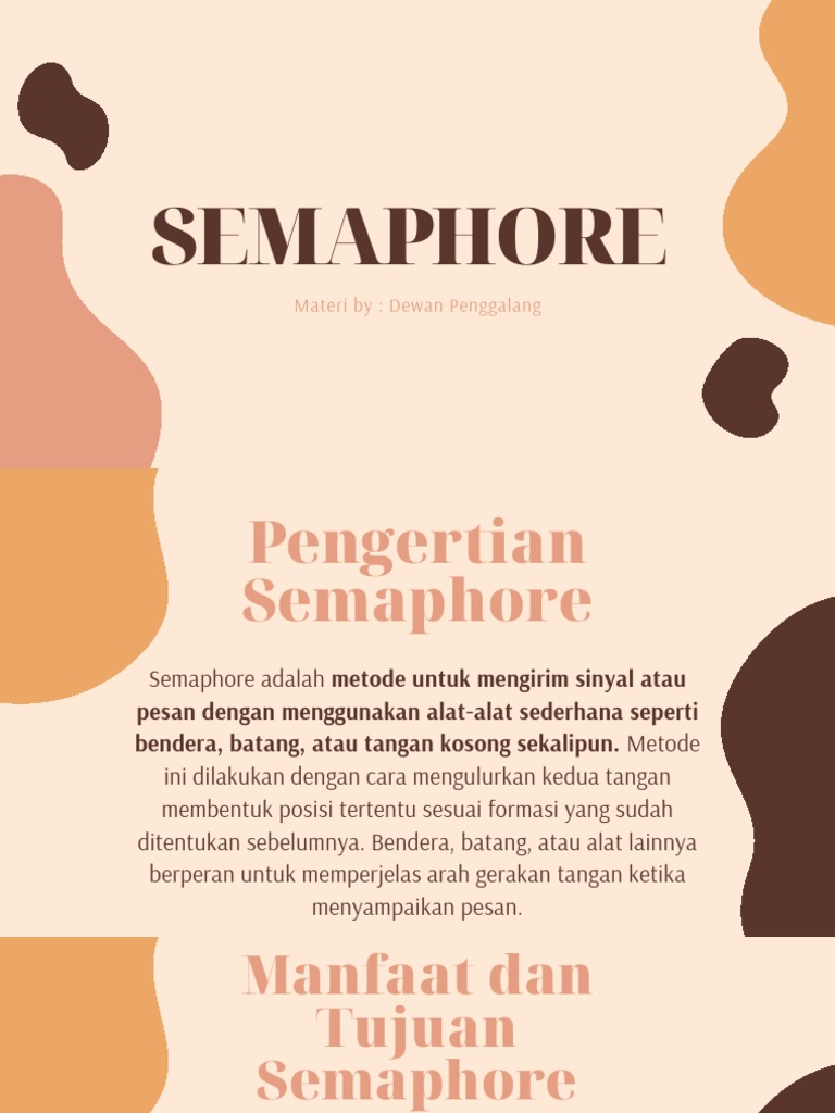 Pengertian dan Sejarah Semaphore Pramuka | PDF