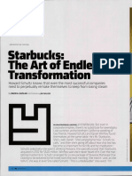 Starbucks: The Art of Endless Transformation