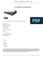 MikroTik RB760iGS 5-Port Gigabit Router w/ SFP & PoE