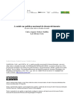 A Saúde Na Política Nacional de Desenvolvimento - Gadelha