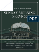 Sunday Morning Service: 28Th Church Anniversary