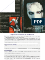 13959998 Marilyn Manson Memoires de L Enfer Autobiographie