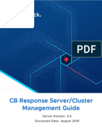 CB Response 6.5 Server Cluster Management Guide