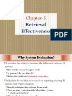 Chapter-5: Retrieval Effectiveness