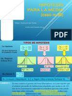 Prueba de hipótesis para la media (caso n>30