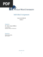 Individual Assignment: Dr. Salma Akter (FHEA)