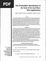 The Probability Distribution of The Sum of Several Dice - Slot App